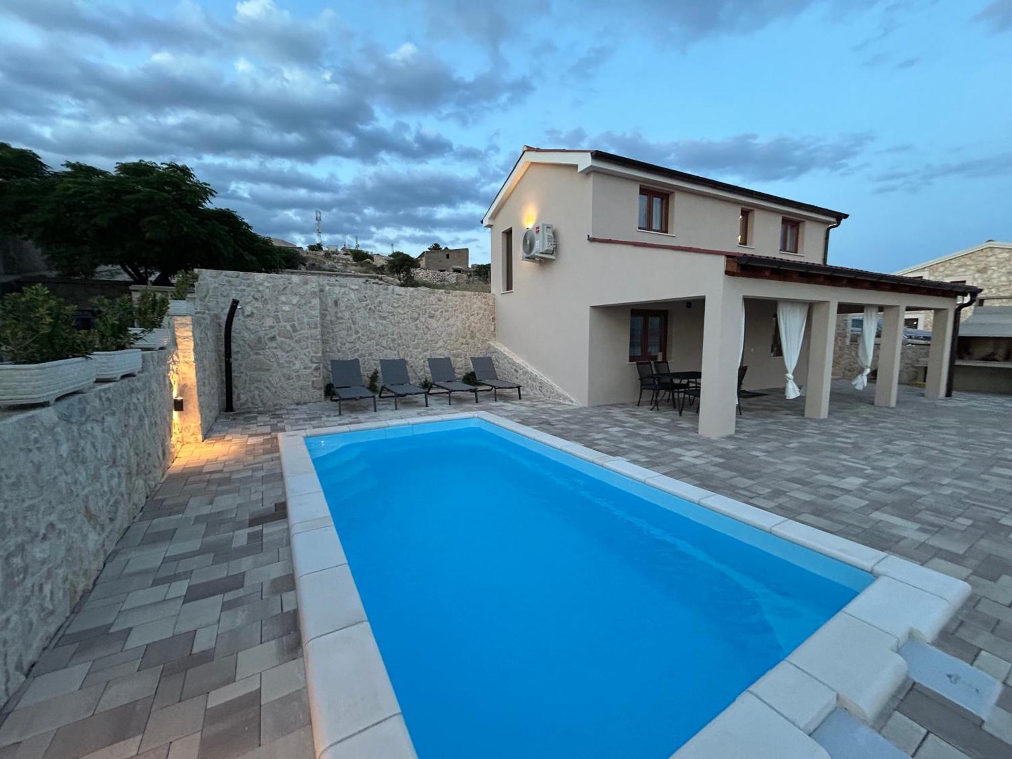 Villa Kamia With Private Heated Pool And Electric Vehicle Adapter Zubovići Dış mekan fotoğraf